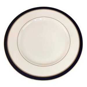 Royal Worcester Howard Dinner Plate Fine Bone China  10.5" Made In England Navy
